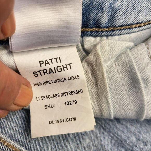 DL 1961 Performance Patti Straight High Rise Vintage Ankle SZ 20W $209 MSRP - Picture 15 of 16